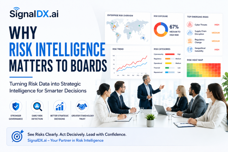 SignalDX.ai : Why Risk Intelligence Matters to Boards