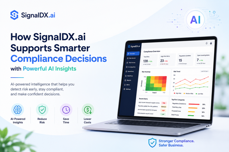How SignalDX.ai Supports Smarter Compliance Decisions with Powerful AI Insights